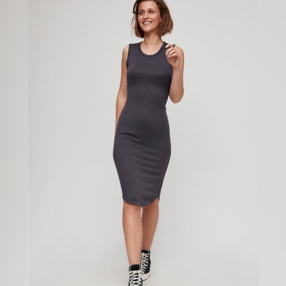 Aritzia Dresses & Skirts - Wilfred grey Bruni dress | Aritzia